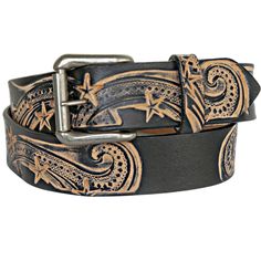 Belt With Stars Leather Belt Snap on Buckle Western Leather Belt Tooled Belt With Snaps Star Pattern Country Western Star Print - Etsy Aesthetic Belts, Cute Belts, Belts Aesthetic, Belts Vintage, Western Leather Belt, Tooled Belt, Cool Belt, Pinterest Wardrobe, Fantasy Star