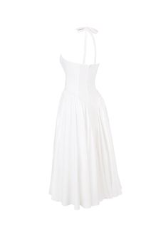 🤍 White Maxi Dress – Effortless Elegance Step into timeless beauty with the White Maxi Dress, designed for those who love elegance with a breezy touch. This flowing, floor-length dress is perfect for outdoor events, beach vacations, or casual summer days. 🌿 Product Features: Material: Soft, lightweight fabric for easy movement Fit: Relaxed, flowy maxi silhouette Details: Tiered skirt and adjustable straps Occasion: Ideal for beach days, summer parties, or casual outings 🌟 Why You'll Love It: This white maxi offers versatility and comfort with its airy design, making it perfect for summer. Style it up or keep it casual—this dress transitions effortlessly from day to night. 👗 Styling Tips: Pair with strappy sandals and a sun hat for a boho look. Add statement earrings and wedges for a ch Elegant Backless Summer Sundress, Summer Sleeveless A-line Dress With Fitted Bodice, Summer A-line Halter Dress For Beach, Elegant Backless Sundress For Vacation, Summer Beach A-line Halter Dress, Elegant Halter Neck Sundress For Beach, Summer Beach Halter A-line Dress, Elegant Halter Neck Beach Sundress, Chic Maxi Dress For Beach Wedding In Summer