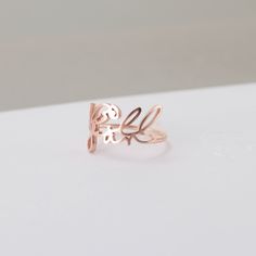 "▶ ACTUAL HANDWRITING RINGS- The most unique jewelry you can find, perfect gift for you and your loved one ▶ ITEM DETAILS * Material: Sterling Silver * Finish: Sterling Silver, 18K Gold, Rose Gold * Word limit: 1- 5 words (depends on the ring size) * The handwriting can be combined from different pieces of writing. ▶ HOW TO SEND THE HANDWRITING? After checking out, you can send the handwriting by clicking the \"Contact Shop Owner\" button on the shop home page or \"Ask A Question\" button under Rose Gold Sterling Silver Initial Ring For Wedding, Rose Gold Engraved Open Ring For Gift, Rose Gold Engraved Name Ring For Gift, Rose Gold Engraved Name Ring As Gift, Rose Gold Engraved Ring With Name For Gift, Custom Name Rose Gold Wedding Ring, Hypoallergenic Rose Gold Wedding Rings, Initials Rings For Wedding And Mother's Day, Elegant Adjustable Engraved Ring For Personalized Gift