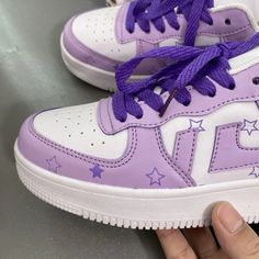 Shoe Bin, Skateboard Fashion, Pretty Sneakers, Smart Fashion, Purple Theme, Spring Flats, Shoes Purple