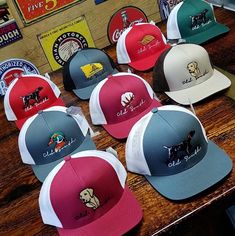 📸 by:@dixie_made -- Which one is your favorite?!  #southern #southernstyle #hunting #fishing #truckerhat #donttread #cottonfield #labsofinstagram #woodduck #gspofinstagram #pointersofinstagram #tobaccofarmer #huntingseason #oldsouth #oldsouthapparel - Shop Online at OldSouthApparel.com Cotton Fields, Uv Sunglasses, Flat Shapes, Hunting Season, Cowgirl Hats, Mens Clothes, Cute Hats, White Mesh, Southern Style