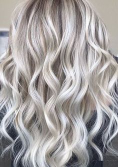 Icy Blonde Balayage, Blonde Balayage Hair, Balayage Hair Color Ideas, Balayage Hair Color, Platinum Blonde Hair Color