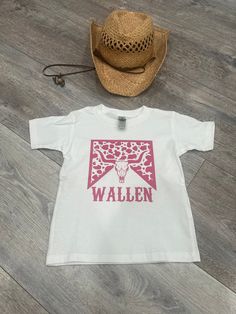 Wallen Toddler Size T Shirt  Variety of Colors + Sizing Options Morgan Wallen, Kids T Shirts, Toddler Sizes, Favorite Outfit, Kids Tshirts, Gender Neutral, Kids Outfits, Bathing Beauties, Tops & Tees