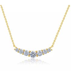 CRISLU Brilliant Round 7 Stone Bar Necklace-16"+1+1 Extender .925 Sterling Silver with a Platinum Finish or 18k Yellow Gold Finish 1.40 CTTW 16" + 1" +1" Extender Handset Flawless Cubic Zirconia 100% Hypoallergenic Lifetime Warranty Includes Fine Jewelry Box $105 SKU: 9012578N16CZ Stone Bar, Bar Necklace, Gold Finish, Jewelry Box, Cubic Zirconia, Platinum, Fine Jewelry, 925 Sterling Silver, Yellow Gold