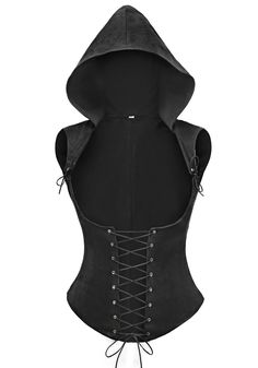 PRICES MAY VARY. Package Includes: Medieval Corset Vest with hood*1, classic black/brown in available, and the lace at the front and shoulders gives the corset height adjustability. Quality Material: This underbust bustier corset top is made of quality faux suede leather to show off your curves while providing great comfort. Size Recommend: We offer X-Small to 3X-Large size for you, please check what size you need according to our size chart before buying. Occasions: Steampunk style design can w Pirate Dresses, Medieval Corset, Ren Faire Outfits, Pirate Dress, Ren Faire Costume, Gothic Costume, Corset Costumes, Fair Outfits, Medieval Gothic