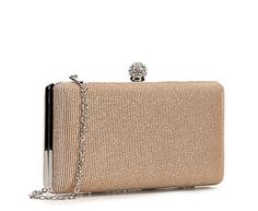 D Margeaux Women s Glitter Evening Bag Bring some glitz to your special evening with the D Margeaux womens glitter evening Bag. The rectangular clutch with an optional chain holds your must-haves in a slender, compact carrier. It boasts a soft fabric lining, rhinestone snap, and a beautiful glittery exterior to complement your outfit. Synthetic materialGlitter exteriorOptional chain strapRhinestone snap closure Soft fabric liningGathered fabric interior sides Chic Glitter Evening Bag For Events, Glitter Rectangular Evening Bag For Night Out, Rectangular Glitter Evening Bag For Night Out, Rectangular Glitter Evening Bag For Formal Events, Sparkling Rectangular Evening Bag For Prom, Glitter Clutch Evening Bag For Event, Glitter Rectangular Clutch For Formal Occasions, Rectangular Glitter Clutch For Formal Occasions, Chic Evening Clutch With Glitter