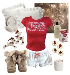 Lounge Wear Cute, 2000s Christmas, Winter Christmas Outfits, Pajamas Aesthetic, Korean Outfits Kpop, Christmas Dreaming, Swag Outfits For Girls