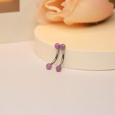 Cute Purple Opal Eyebrow Stud 16G OPAL Piercing Jewelry Eyebrow Piercing Jewelry Fashion Piercing Jewelry Titanium 🌹For more styles, please visit ncjewellrygifts.etsy.com 🌹 Enjoy free standard shipping on orders over $35 ✦MATERIAL✦Made from grade 23 solid titanium, 100% hypoallergenic and nickel free, very high quality, long lasting color, hypoallergenic. It won't rust and discolor easily. ✦Size and Color✦: Specifications: 16G (1.2mm). Inner diameter: 6mm/8mm/10mm/12mm. Color: silver. Easily p Opal Piercing, Eyebrow Piercing Jewelry, Purple Opal, Eyebrow Piercing, Body Jewellery, Modern Chic, Zipper Bags, Mild Soap, Piercing Jewelry