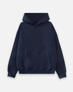 Dark Blue Hoodie, Clothes Collage, Navy Blue Sweatshirt, Navy Blue Hoodie, Winter Hoodie, Basic Hoodie, Neue Outfits