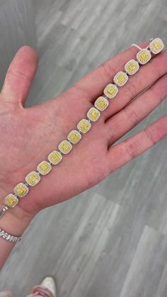 9ct Fancy Yellow Double Halo Diamond Bracelet – Rare Colors Formal Yellow Diamond Bracelet, Luxury Yellow Bracelet, Luxury Yellow Bracelet Jewelry, Elegant Yellow Diamond Bracelet For Formal Occasions, Formal Yellow Gold Jubilee Bracelet, Luxury Yellow Bracelets For Anniversary, Luxury Aaa Quality Tennis Bracelet For Formal Occasions, Aaa Quality Diamond Bracelet For Formal Occasions, Halo Bracelet