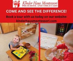 two children are playing with their toys at the table, and one child is eating cake