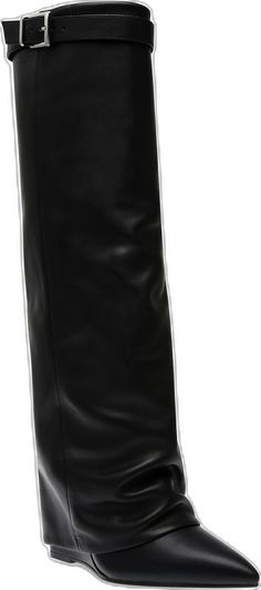 Knee High Leather Boots, Leather Boot, Knee High Boots, Wedge Heels, Steve Madden, Knee High, Womens Boots, Black Leather, Nordstrom