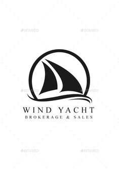 wind yacht logo template - objects logo templates