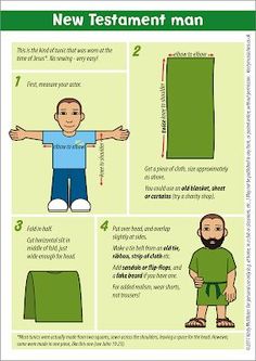 the instructions for how to make a man's t - shirt and pants from paper