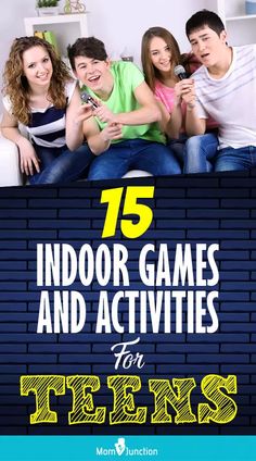 Group Activities For Teens, Indoor Games For Teenagers, Teenager Activities, Activities For Teenagers, Indoor Games For Adults, Indoor Activities For Toddlers, Fun Indoor Activities, Teen Fun