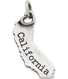 Express pride in your home state or remember a wonderful vacation with this California charm. From James Avery, the My California charm features:Sterling silverapprox. 0.9375" lengthMade in USA. Due to the personalized nature of James Avery bracelets, we are unable to attach charms and customize your design at dillards.com. Please visit the nearest James Avery store or the James Avery counter at select Dillard's locations to have y James Avery Bracelet, James Avery Rings, James Avery Charms, James Avery Jewelry, The James, James Avery, House Of Harlow, California State, Dillard's