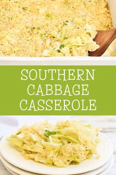 Cheesy Cabbage Casserole ~ This old-fashioned, creamy baked cabbage dish with crunchy topping is easy to assemble and perfect for holidays, potlucks, or Sunday dinners at home. via @thiswifecooks White Cabagge Recipes, Cheesy Cabbage Casserole, Southern Cabbage, Cheesy Cabbage, Cabbage Casserole Recipe, Cabbage Casserole Recipes, Baked Cabbage, Recipes Bbq, Vegan Worcestershire Sauce