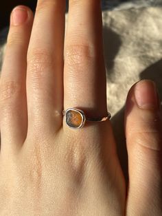 Seaglass Rings, Sea Glass Rings, Brown Sea, Unique Silver Rings, Sea Glass Ring, Jurassic Coast, Silver Sea, Glass Ring, Jewellery Gifts