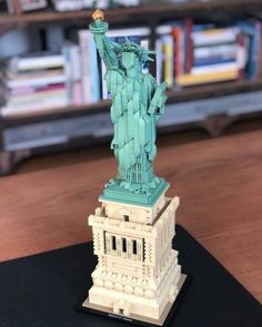 Statue of Liberty LEGO architecture Lego Statue Of Liberty, Women Architects, Lego Collection, Symbols Of Freedom, Toy Art, Lego Architecture, Lady Liberty, Lego Brick