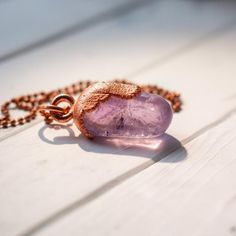 Copper pendant jewelry with amethystgift for womanamethyst | Etsy Electroformed Amethyst Crystal Necklace As Gift, Purple Electroformed Amethyst Jewelry, Rose Gold Amethyst Necklace For Gift, Rose Gold Amethyst Pendant Jewelry, Amethyst Jewelry, Copper Pendants, Amethyst Crystal, Copper Jewelry, Jewelry Plate