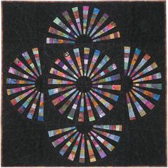 Wheel of Scraps Quilt Pattern by J Michelle Watts Designs Quilt Circles, Scraps Quilt, Wall Quilt Patterns, Dresden Plate Quilts, Dresden Quilt, Tie Quilt, Circle Quilts, String Quilts, Scrap Quilt Patterns