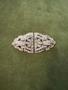 Patented Coro style Duette Clip Patented but not signed Excellent condition Elegant Silver Brooches For Formal Occasions, Classic Evening Brooch, Elegant Brooches For Vintage Events, Elegant Silver Brooches For Vintage Events, Dress Clips, Vintage Dragon, Abandoned House, Dress Clip, Vintage Monet