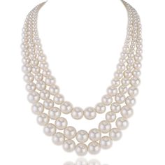 PRICES MAY VARY. Please note that the color is not pure white,a little pearl white Chain 1: 47cm/18.5 inch; Chain 2: 52cm/20.47 inch; Chain 3: 57cm/22.44 inch; Weight:95g Perfect for dressing up any clothes, Suitable for Wedding/Engagement/Evening Party Avoid hitting and cutting off Avoid touching chemicals Please try to keep it from water.Please wipe jewelry with a soft cloth Chain 1: 47cm/18.5 inch; Chain 2: 52cm/20.47 inch; Chain 3: 57cm/22.44 inch; Weight:95g Choker Chain Necklace, Classic Pearl Necklace, Padlock Necklace, Pearl Strands Necklace, Choker Chain, Spike Necklace, Layered Chain Necklace, Pearl Strand, Pendant Choker