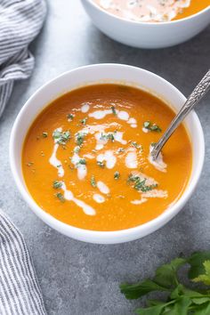 Carrot Ginger Soup is smooth, flavorful and so easy to make! This healthy vegan soup is perfect for Easter or for meal prep, and the recipe includes stove top and Instant Pot instructions! #vegan #souprecipes #easyrecipes Stove Top, Instant Pot, Soup Recipes, The Recipe