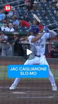 a baseball player holding a bat on top of a field in front of a crowd