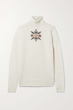 Shop LORO PIANA Dolcevita Bernina jacquard-knit cashmere turtleneck sweater, Explore the latest LORO PIANA women's collection today on NET A PORTER Ski Sweaters, Apres Ski Sweater, Ski Sweater, Ribbed Turtleneck, Cashmere Turtleneck, Jacquard Knit, Loro Piana, Knitting Women Sweater, Knit Sweater