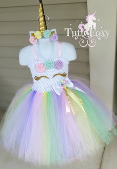 Unicorn Custome, Costume Unicorn, Unicorn Birthday Outfit, Unicorn Outfit, Birthday Unicorn, Unicorn Crafts, Unicorn Halloween