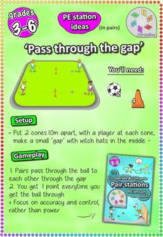 an info sheet with instructions on how to play the game