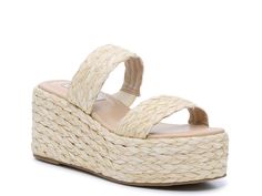 Steve Madden Manifest Esapdrille Platform Sandal - Free Shipping | DSW Rush Outfits, White Platform Sandals, Sandals Outfit, Women's Espadrilles, Espadrilles Platform, Shoe Inspo, Jewelry Outfit, Chunky Platform, Espadrilles Wedges