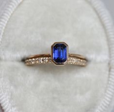 Blue Sapphire Ring, Solitaire Blue Sapphire Engagement Ring – Capucinne Sapphire Engagement Ring Emerald Cut, Emerald Cut Sapphire Ring, Engagement Ring Emerald Cut, Morganite Engagement Ring Set, Engagement Ring Emerald, Pink Morganite Engagement Ring, Blue Sapphire Engagement Ring, Sapphire Solitaire Ring, Ring Emerald Cut