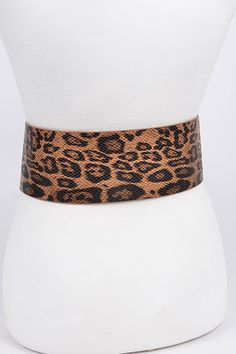 Express your wild side with this Iconic Square Buckle Belt with Leopard Print. This fashionable and unique belt is sure to be a standout in your wardrobe! The bold pattern and classic buckle make it perfect for any look. Unleash your style and stand out from the crowd! Polyurethane APPROX. WIDTH:3.5". LENGTH:45.75" Lead & Nickel Compliant Oversized Belt, Sassy And Classy, Skincare Blog, Body Treatments, Handbag Shoes, Beauty Bar, Buckle Belt, Handbags For Men, Natural Skin