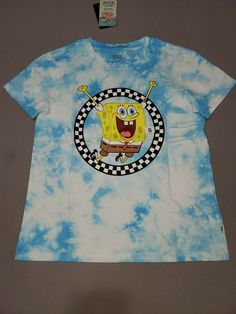 the spongebob t - shirt is on display