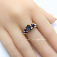 Disney Necklace, Mystic Topaz Ring, Sweet Ring, Dark Vintage, Unique Bands, Diy Wire Jewelry, Swarovski Crystal Beads, Stone Setting, Handmade Rings