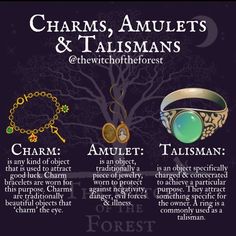 Amulets And Talismans, My Intentions, Witchy Tips, Magic Charms, Grimoire Book