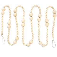 PRICES MAY VARY. Wood DIMENSIONS: Total length is 7ft (84") long including approx. 2" loops on each end of the garland for easy hanging. QUALITY MATERIAL: Natural, high-quality, unfinished wood beads with no stain or shine. These decorative wooden beaded garland add a natural feel to your decor. STYLE: If you are a farmhouse lover, a bohemian soul, coastal vibe, country rustic, Scandinavian minimalist design, mid-century enthusiast, or a fan of all things neutral and natural, our Sage in Thyme w Bead Christmas Garland, Wood Bead Christmas, Xmas Beads, Bohemian Christmas, Wooden Bead Garland, Curtains Holdbacks, Farmhouse Holiday, Christmas Tree Garland, Xmas Tree Ornament