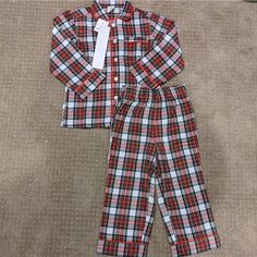 Condition: New With Tags Size Is Xxs 2/3 Red Christmas Pajama Party Set, Red Cotton Holiday Set, Red Holiday Loungewear Sets, Red Long Sleeve Bedtime Sets, Red Holiday Sets For Sleepover, Red Holiday Bedtime Sets, Red Winter Sleepover Sets, Christmas Playtime Sets With Long Sleeves, J Crew Pajamas