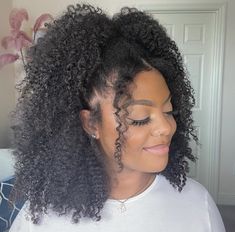 Heat Free Hair, Heat Free Hairstyles, Natural Hair Beauty, Natural Curls Hairstyles, Hairdos For Curly Hair, Natural Hair Styles Easy, Natural Hair Updo, Coily Hair, Natural Hair Inspiration