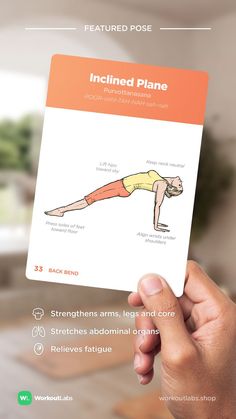 Inclined Plane (Purvottanasana) Yoga Pose Inclined Plane, Core Stretches, Hip Flexors, Beginner Yoga, Shoulder Press, Yoga Teachers, Hip Flexor