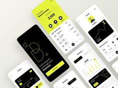 the app design is designed to look like it has been created for an upcoming company