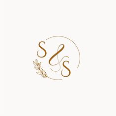 the s and s logo is shown on a white background with gold lettering, as well as an olive branch