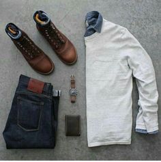 Brooklyn Fashion, Shoes Jeans, Jeans Boots, Outfit Jeans, Mens Chinos, Boys Boots, Gentleman Style, Upgrade Your Style