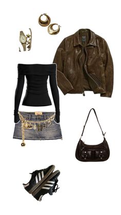 Concert Outfit Mini Skirt, Elevated Streetwear Fashion Women, Cute House Party Outfits Casual, Peach Pit Concert Outfit, Winter Miniskirt Outfit, Italian Y2k Outfits, Going Out Dinner Outfits, Outfits To Go Out, Jean And Heels Outfit