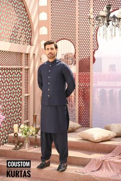 WELCOME TO MY SHOP COUSTOMKURTAS... Stylish Nehru Jacket for Men | Indian Vest for Men | Navy Blue Nehru Jacket in Navy Blue Shalwar Kameez | Designer Trendy Nehru Modi Jackets THANKS FOR VISITING... Blue Formal Outerwear For Eid, Blue Nehru Jacket For Festive Workwear, Festive Blue Nehru Jacket For Workwear, Festive Blue Nehru Jacket For Work, Blue Semi-formal Suits For Eid, Blue Semi-formal Eid Suits, Nehru Jacket For Eid Workwear, Blue Nehru Jacket For Semi-formal Occasions, Traditional Blue Kurta For Work