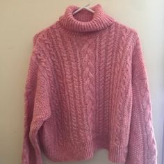 New J Crew Soft Pink Cable Knit Sweater. 44% Wool 41% Acrylic 15% Poly All Items In My Closet Come From A Clean, Smoke Free, Pet Free Home. Add More Than One Item To A Bundle And I Will Send You A Private Offer. Pink Chunky Knit Cropped Sweater For Fall, Pink Sweater For Fall Cold Weather, Pink Sweater For Cold Weather In Fall, Pink Chunky Knit Sweater For Cold Weather, Pink Knitted Sweater For Cold Weather, Pink Chunky Knit Sweater For Layering, Winter Cable Knit Pink Top, Pink Soft Knit Sweater For Cold Weather, Winter Pink Cable Knit Tops