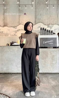 Outfit Ngampus, Muslim Outfit, Hijab Inspiration