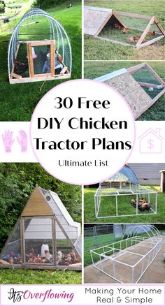 chicken coop plans that are easy to make and great for chickens or other small animals